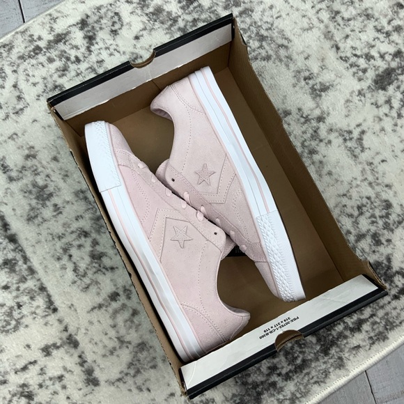 NIB Converse Star Player Ox pink suede women’s - Picture 7 of 7